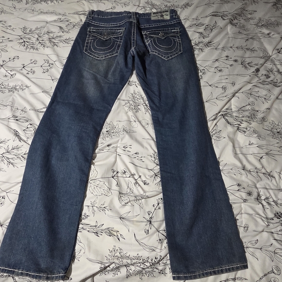 True Religion Men's Straight Blue Jeans - Picture 7 of 11